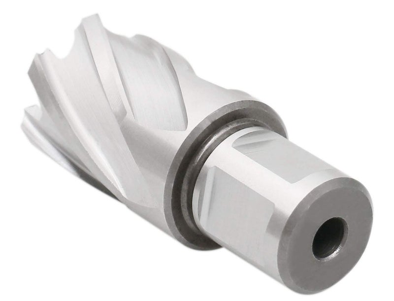 Accusize Industrial Tools H.S.S. Annular Cutter, 1" Dia, 1" Cutting Depth, 3/4" Weldon Shank, ANSI Standard, 2080-2021 - Image 2